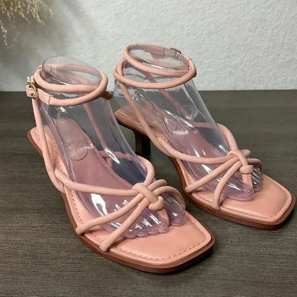 NEW Sam Edelman Womens Dia Leather Ankle Strap Heels - Picture 3 of 13